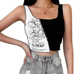 Patchwork crop top